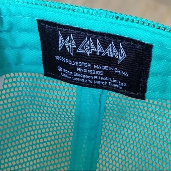 NWT Def Leppard Hysteria Trucker Snapback Cap Hat - Picture 6 of 8